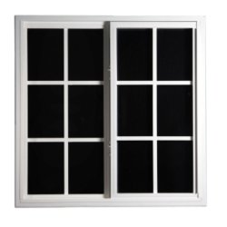 36 in. x 24  in. Aluminum  Single  Glider Windows Carisol-AGW36-24